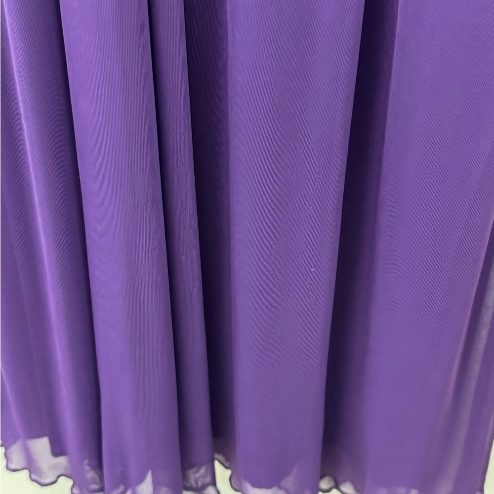 City Triangles Purple One Shoulder Dress - Picture 3 of 6